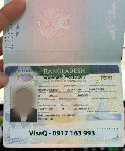 các nước không cần xin visa đi bangladesh