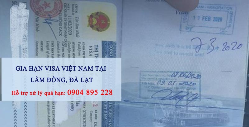 gia hạn visa việt nam cho người nước ngoài tại lâm đồng đà lạt