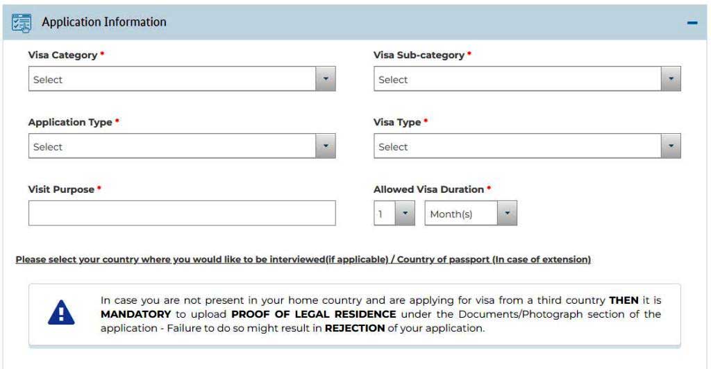 hồ sơ làm visa đi pakistan online khai form