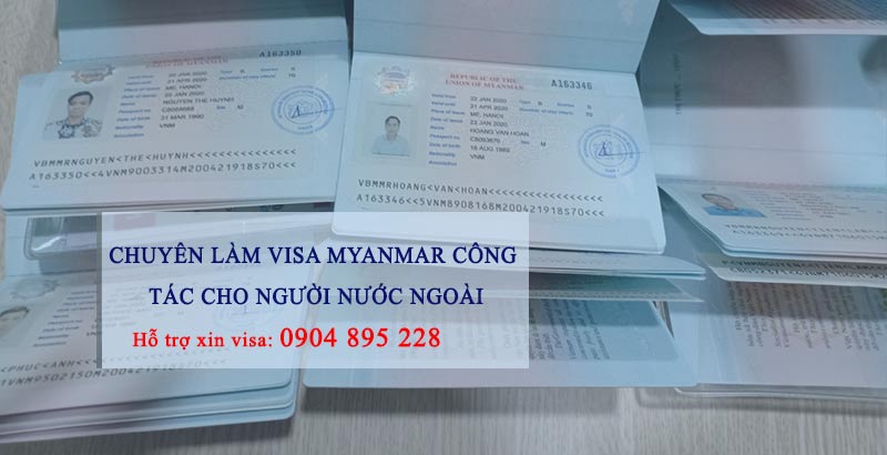 làm visa myanmar công tác cho người nước ngoài