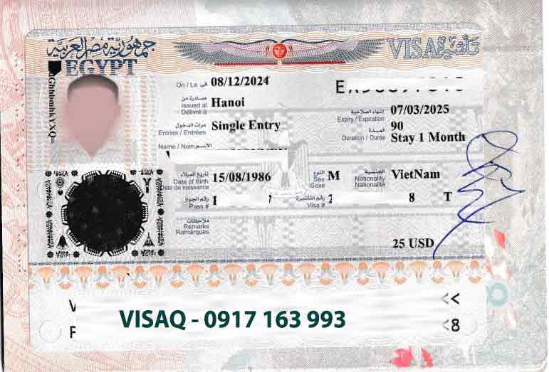 dịch vụ làm visa đi ai cập công tác du lịch tại tphcm giá rẻ