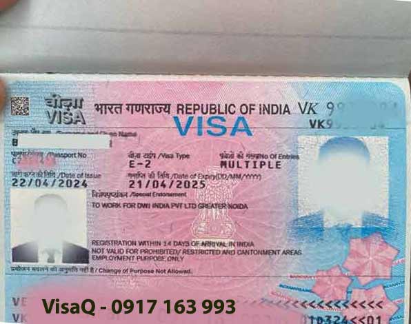 dịch vụ visa công tác ấn độ