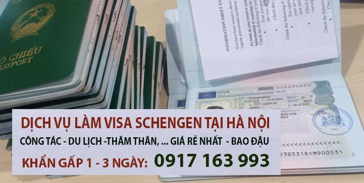 dịch vụ làm visa schengen tại hà nội giá rẻ bao đậu chuyên nghiệp