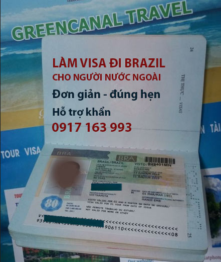 làm visa đi brazil cho người nước ngoài chuyên nghiệp khẩn gấp