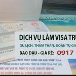 dịch vụ làm visa đi trung quốc du lịch thăm thân bao đậu