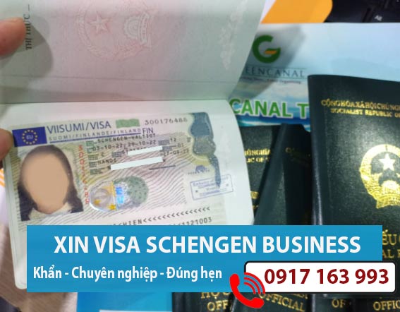 xin visa schengen business khẩn