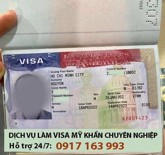 dịch vụ làm visa đi mỹ gấp khẩn nhanh uy tín