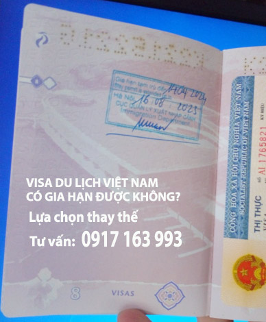 visa du lịch việt nam có gia hạn được không? cập nhật tháng 8 năm 2023