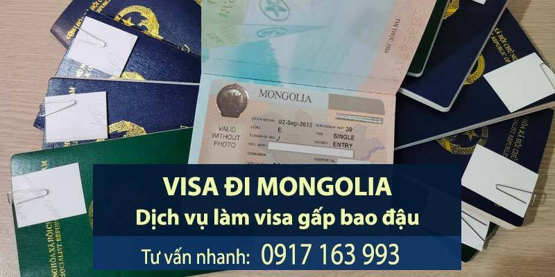dịch vụ làm visa đi mongolia công tác du lịch bao đậu evisa