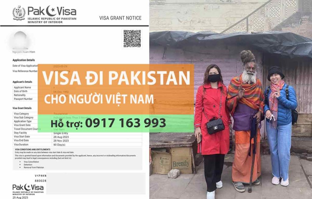 visa pakistan cho người việt nam