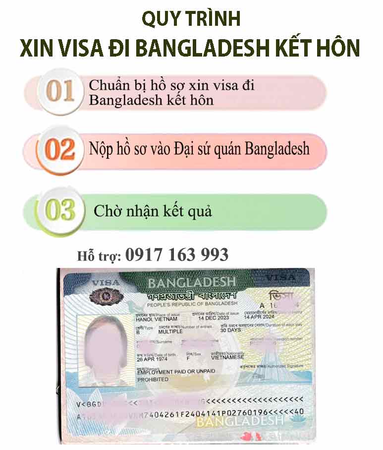 xin visa kết hôn tại bangladesh - hồ sơ 