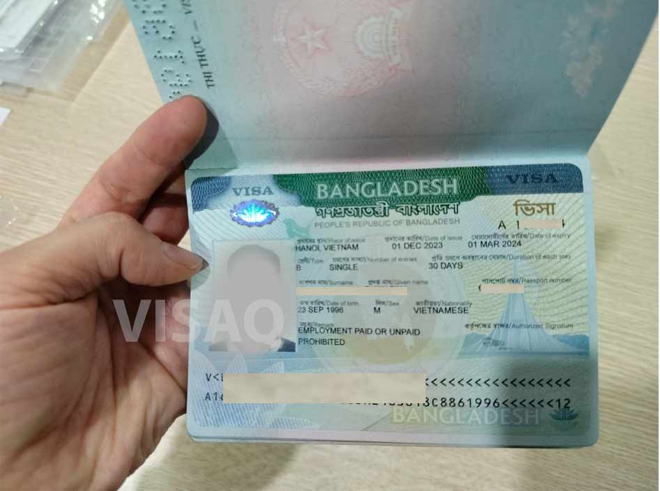 đại sứ quán bangladesh cấp thị thực