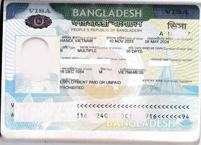 đi bangladesh cần xin visa không