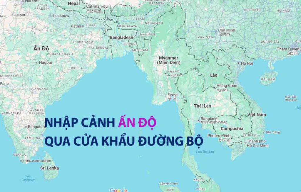 nhập cảnh ấn độ qua cửa khẩu đường bộ