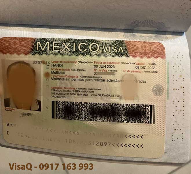 xin visa mexico mất bao nhiêu ngày