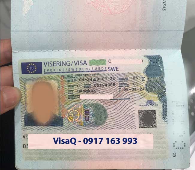 xin visa thụy điển schengen gấp