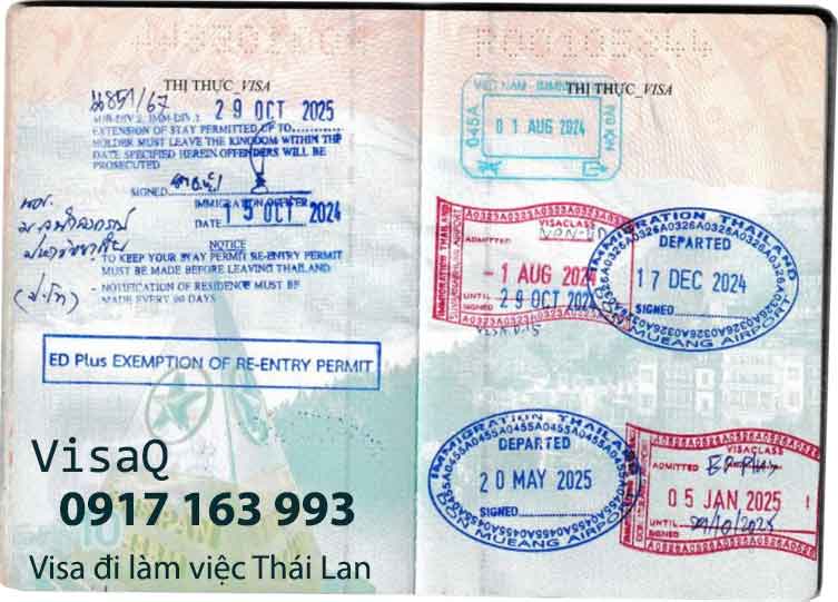 xin giấy phép lao động tại thái lan visa làm việc