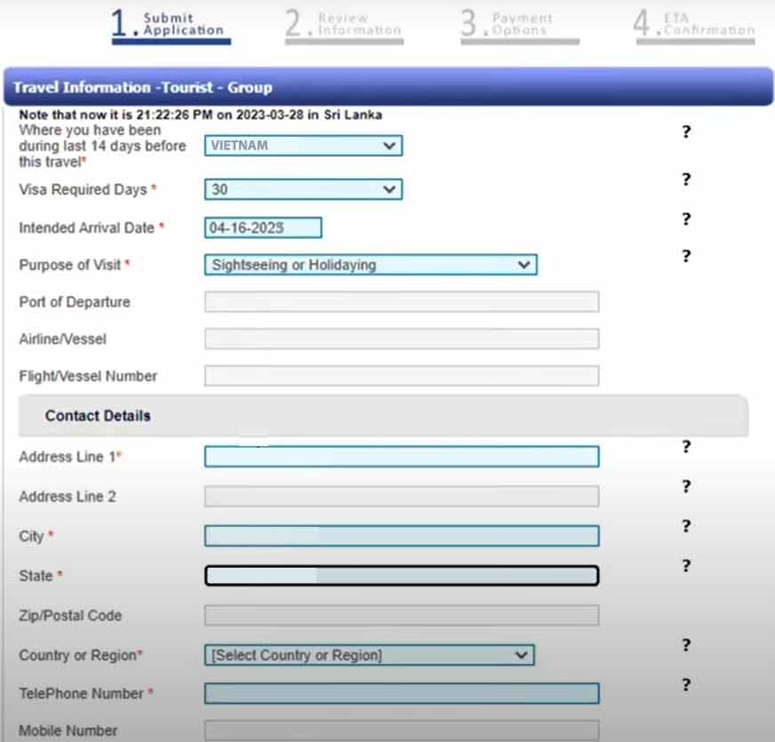 xin visa đi công tác sri lanka