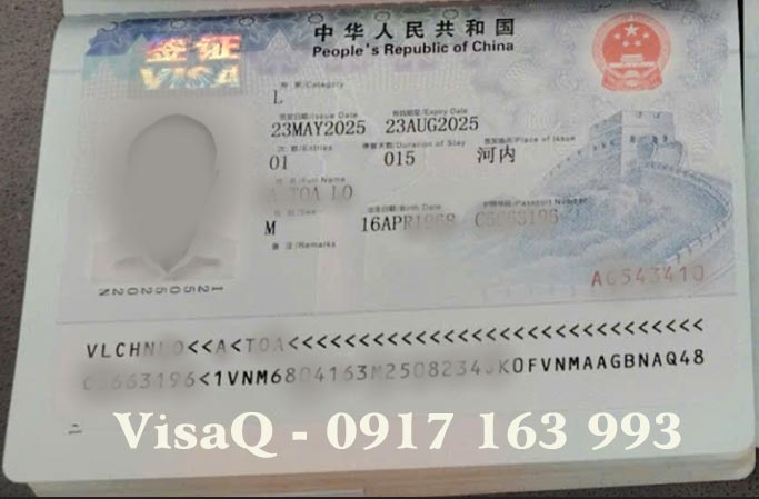 hồ sơ xin visa hội nghị trung quốc