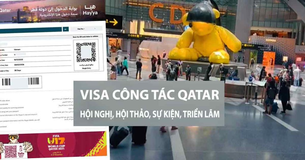 thủ tục xin visa công tác qatar hội nghị sự kiện hội thảo