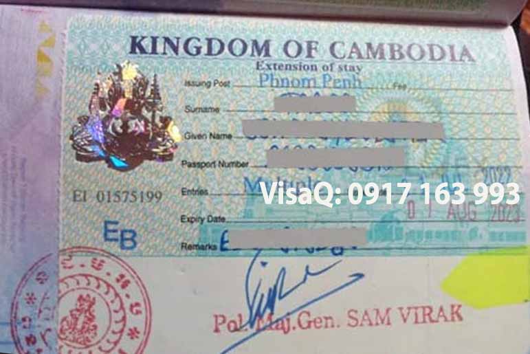 xin visa campuchia 6 tháng 1 năm