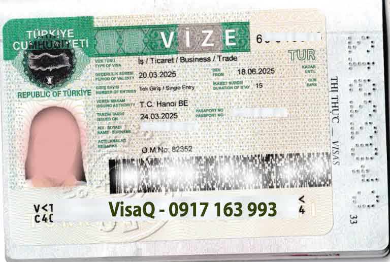 quy đinh hàng hóa miễn thuế nhập cảnh thổ nhĩ kỳ