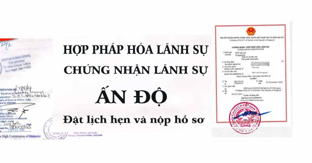 chứng thực hợp pháp hóa lãnh sự ấn độ