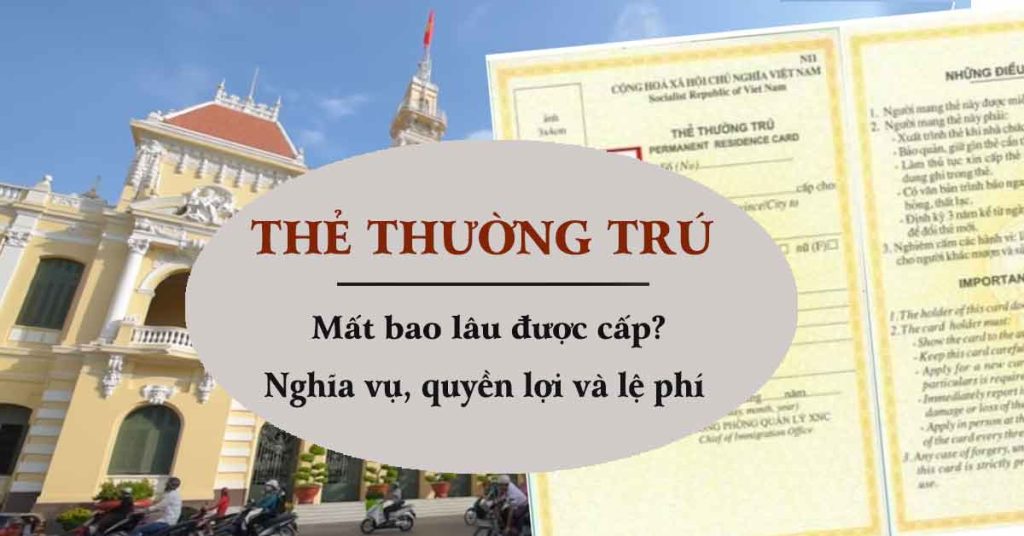 lệ phí xin thẻ thường trú việt nam