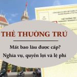 lệ phí xin thẻ thường trú việt nam