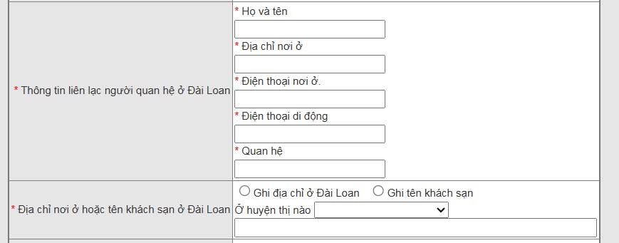 cách apply evisa đài loan