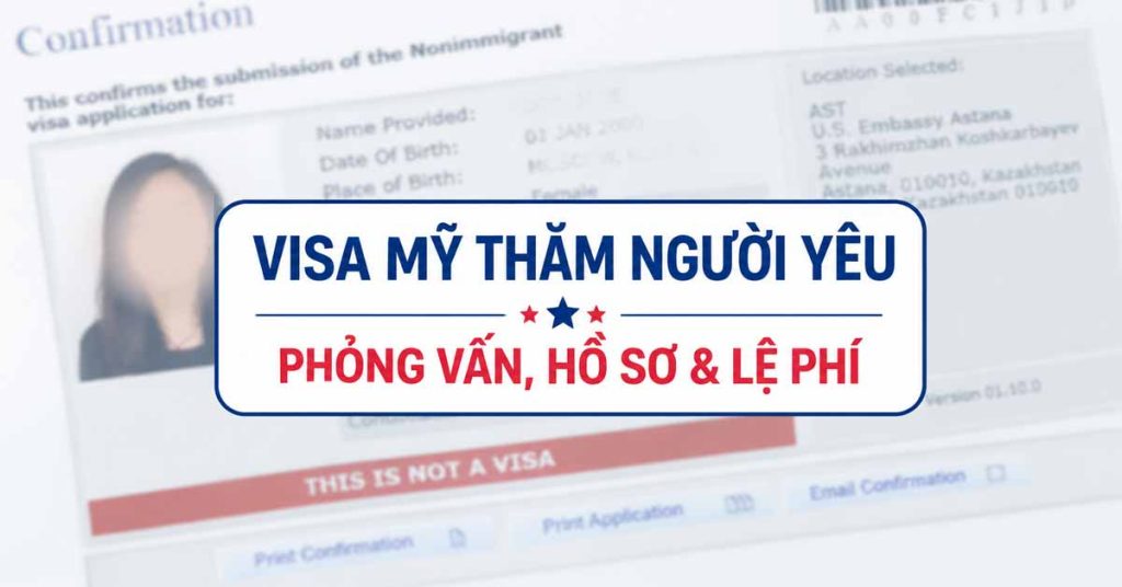 xin visa mỹ thăm người yêu